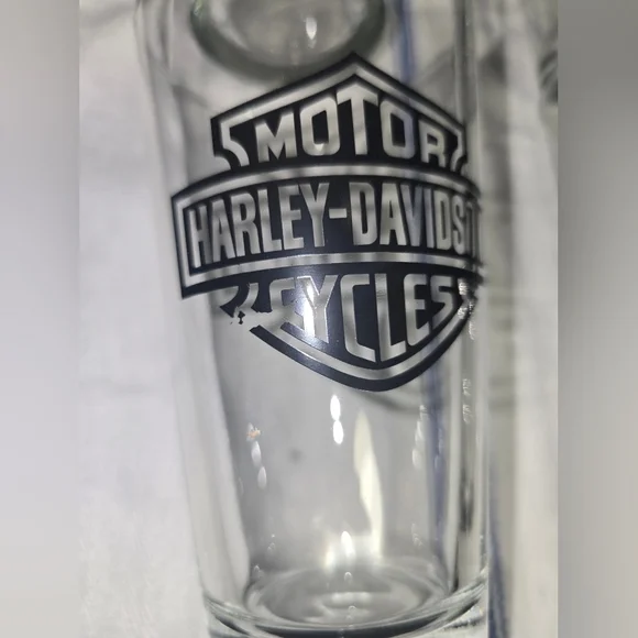 Harley-Davidson Logo Pint Glass Set - Picture 3 of 3